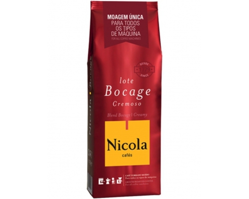Nicola Bocage Ground Roasted Coffee 250 Gr