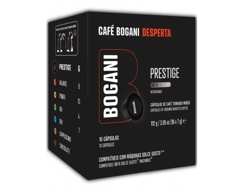 Café Capsules Dolce Gusto * Prestige Bogani 16 Un