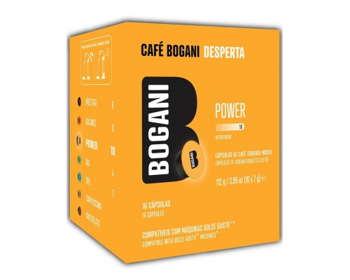 Café Capsules Dolce Gusto * Power Bogani 16 Un
