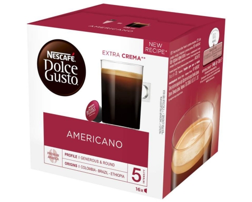 Nescafé Dolce Gusto Americano Coffee Pods 16 Un