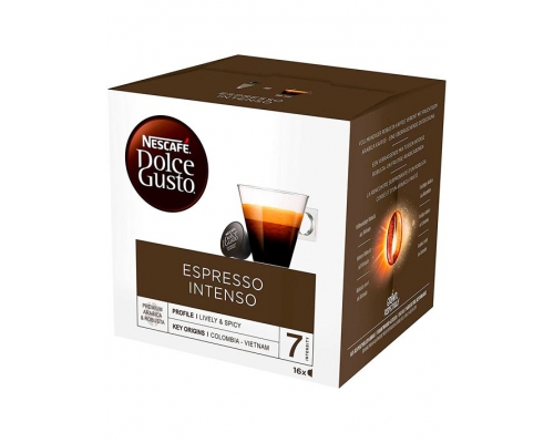 Nescafé Dolce Gusto Espresso Intenso Coffee Pods 16 Un