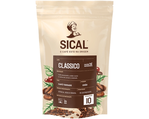 Sical Classico 5 Estrelas Coffee Beans 250 Gr