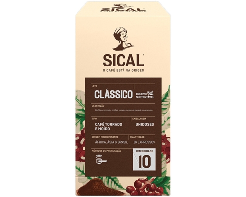 Sical Clássico Coffee ESE Espresso Pods 16 Un