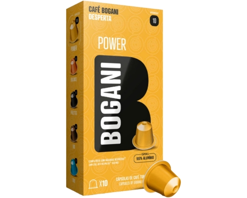 Café Capsules Aluminum Nespresso * Power Bogani 10 Un