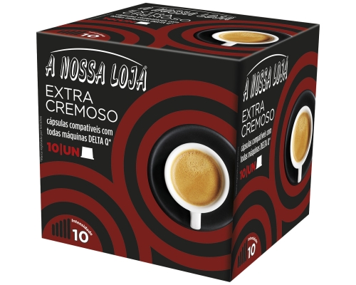 A Nossa Loja Delta Q * Extra Cremoso Coffee Pods 10 Un