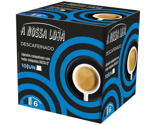 A Nossa Loja Delta Q * Decaffeinated Coffee Pods 10 Un