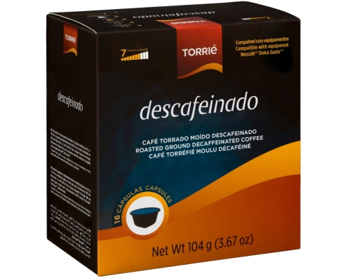 Torrié Dolce Gusto * Decaffeinated Coffee Pods 16 Un