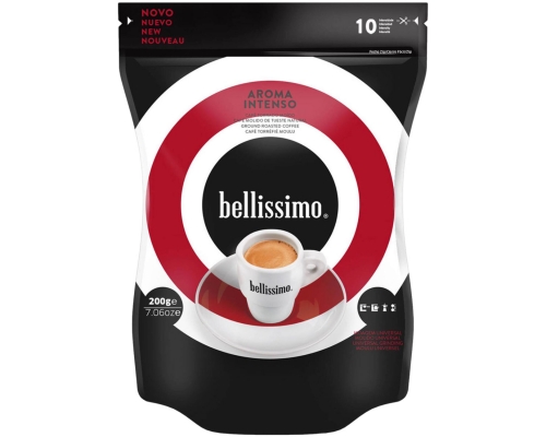 Bellissimo Aroma Intenso Ground Roasted Coffee 200 Gr