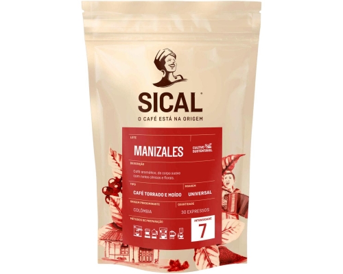 Sical Manizales Ground Roasted Coffee 220 Gr