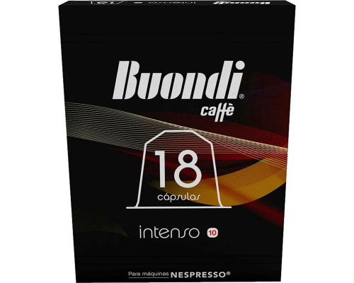 Buondi Nespresso * Intenso Coffee Pods 18 Un