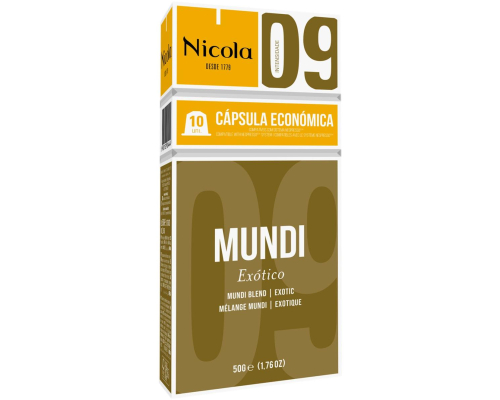 Café Capsules Nespresso * Mundi Nicola 10 Un