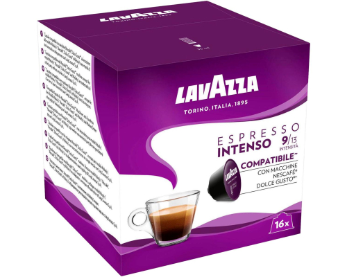 Café Capsules Lavazza Espresso Intenso Compatible Dolce Gusto * 16 Un