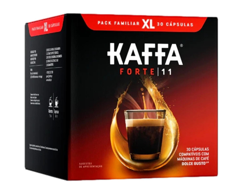 Café Capsules Dolce Gusto * Forte Kaffa XL 30 Un