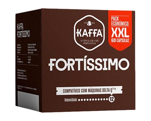 Kaffa Delta Q * Fortíssimo Coffee Pods Pack XXL 60 Un