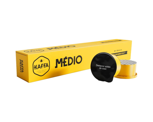 Kaffa Delta Q * Médio Coffee Pods 10 Un