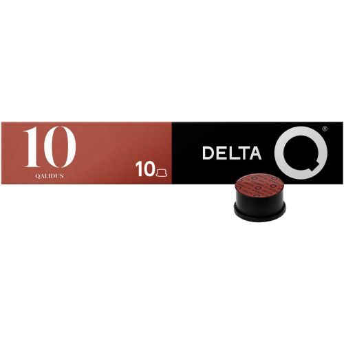 Delta Q Qalidus decaf N°10 Etui de 10 Capsules - Compatible