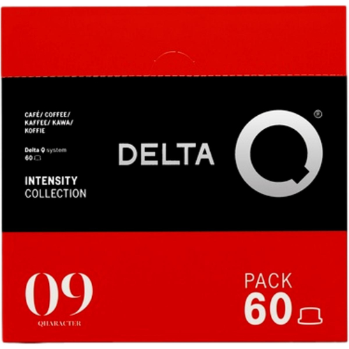 Pack 60 coffee capsules Pods Delta Q, Qharacter intensity 9 - Portuguese  Coffee