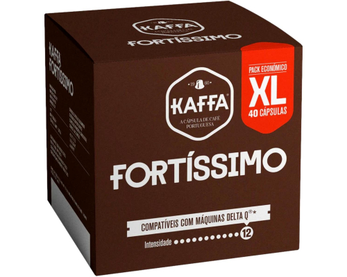 Kaffa Delta Q * Fortíssimo Coffee Pods Pack XL 40 Un