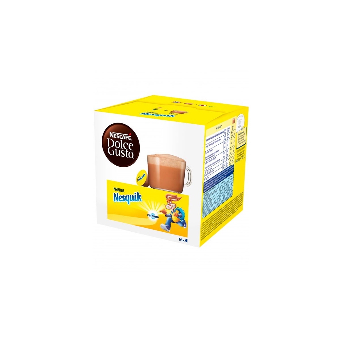 32x Nescafe Dolce Gusto Nesquik Hot Chocolate Pods (2 Packs of 16 Pods