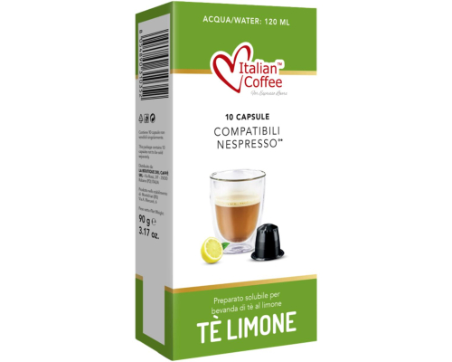 Italian Coffee Nespresso * Lemon Tea Pods 10 Un