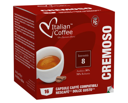 Italian Coffee Dolce Gusto * Cremoso Coffee Pods 16 Un