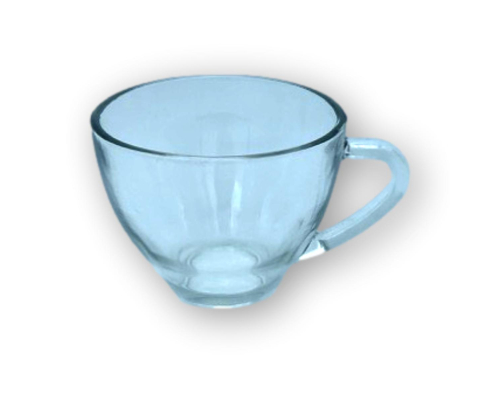 Glass Cups for Hot Drinks 210 Ml 3 Pcs
