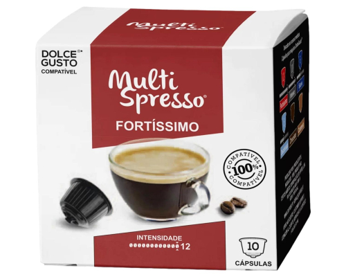 Multispresso Dolce Gusto * Fortíssimo Coffee Pods 10 Un