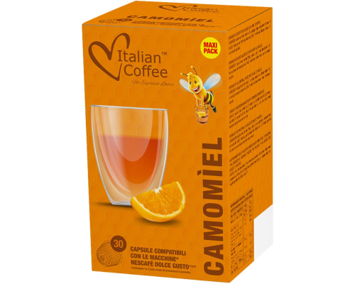 Capsules Dolce Gusto * Camomille, Miel et Orange Italian Coffee 30 Un