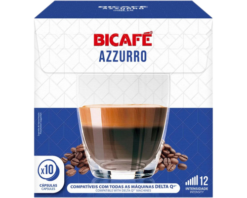 Café Capsules Delta Q * Azzurro Bicafé 10 Un
