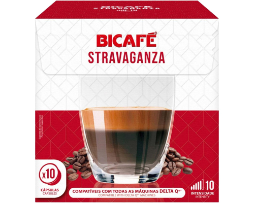 Bicafé Delta Q * Stravaganza Coffee Pods 10 Un