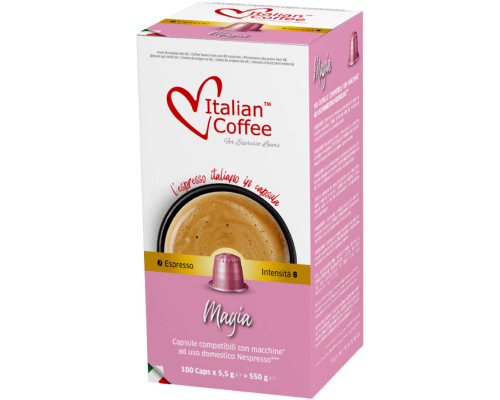 Italian Coffee Nespresso * Espresso Magia Coffee Pods 100 Un