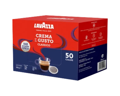 Lavazza Crema e Gusto Classico Coffee ESE Espresso Pods 50 Un