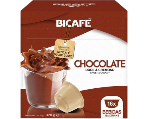 Bicafé Dolce Gusto * Hot Chocolate Pods 16 Un