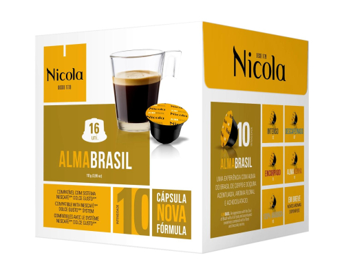 Nicola Dolce Gusto * Alma Brasil Coffee Pods 16 Un