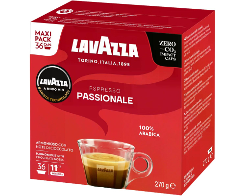 Lavazza A Modo Mio Passionale Coffee Pods 36 Un