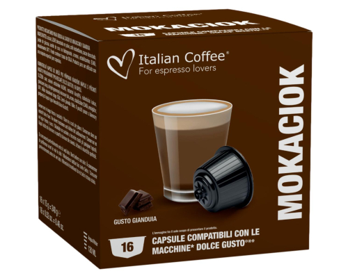 Italian Coffee Dolce Gusto * Gianduia Mokaccino Pods 16 Un