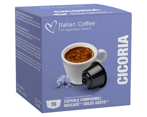 Italian Coffee Dolce Gusto * Chicory Pods 16 Un