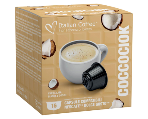 Italian Coffee Dolce Gusto * Coccociok Pods 16 Un