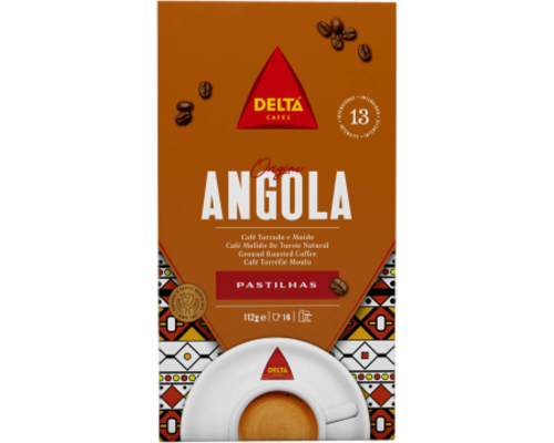 Delta Angola Coffee ESE Espresso Pods 16 Un