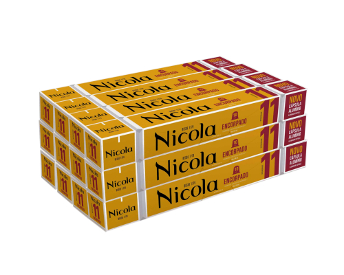 Pack 120 Encorpado Coffee Capsules Compatible with Nespresso * Nicola Aluminium