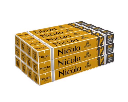 Pack 120 Intenso Coffee Capsules Compatible with Nespresso * Nicola Aluminium