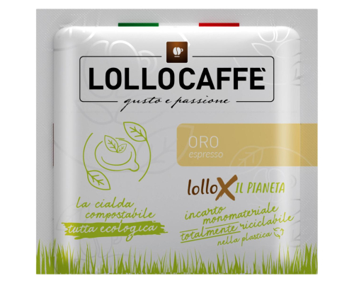 Lollo Caffè Oro Espresso Coffee ESE Espresso Pods 100 Un