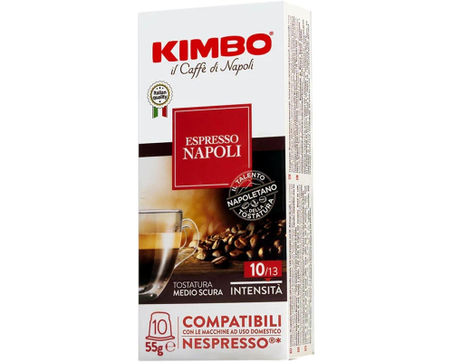 Kimbo Nespresso * Napoli Coffee Pods 10 Un