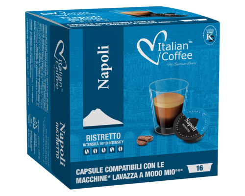 Italian Coffee Lavazza A Modo Mio * Ristretto Napoli Coffee Pods 16 Un