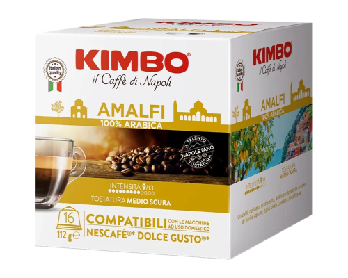 Kimbo Dolce Gusto * Amalfi Coffee Pods 16 Un