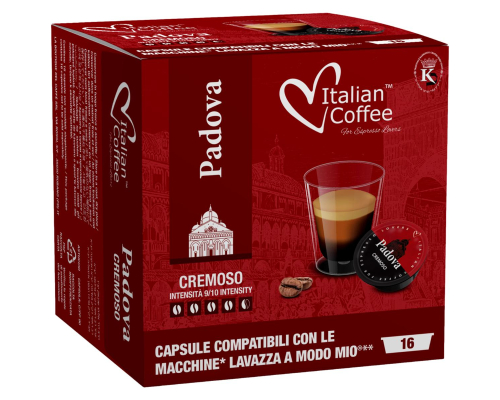Italian Coffee Lavazza A Modo Mio * Cremoso Padova Coffee Pods 16 Un