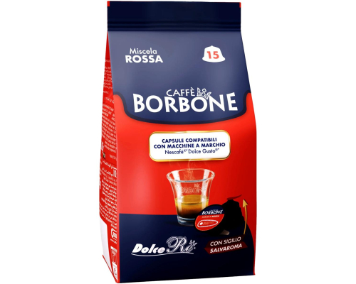 Café Capsules Dolce Gusto * Rossa Caffè Borbone 15 Un