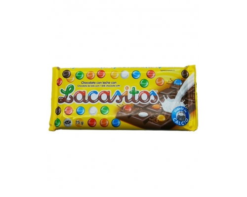 Lacasa Lacasitos Milk Chocolate Bar 75 Gr