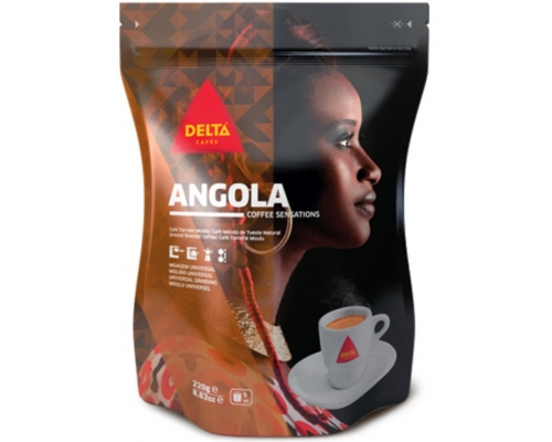 Delta Angola Ground Roasted Coffee 220 Gr