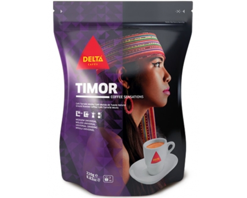 Delta Timor Ground Roasted Coffee 220 Gr